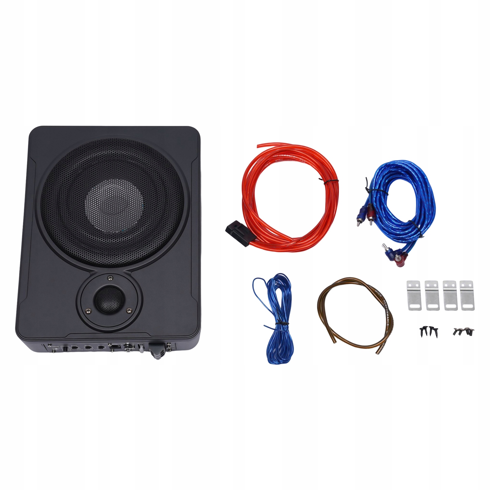 Subwoofer samochodowy 600W 8'' Slim 12V + kabel