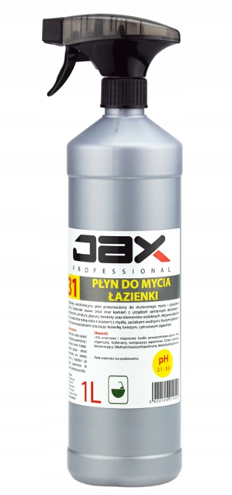 PŁYN DO MYCIA ŁAZIENEK JAX PROFESSIONAL 31 - 1L