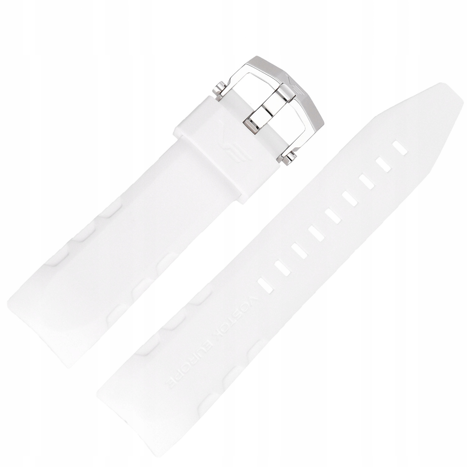 Pásek Lunokhod Silikon (A636) bílý s lesklou kl.