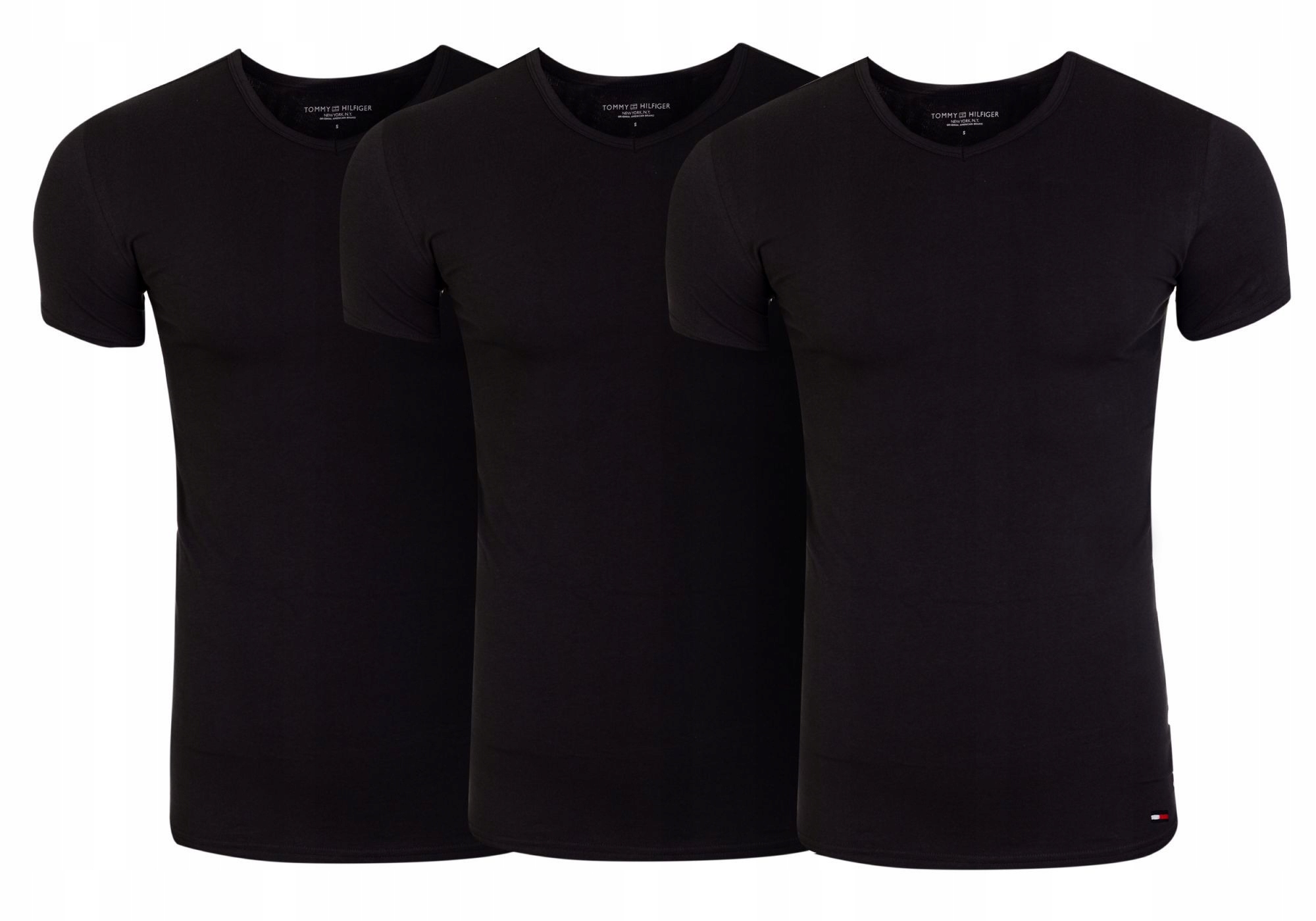 

Tommy Hilfiger 3 Pary Koszulka T-shirt Black R: XL