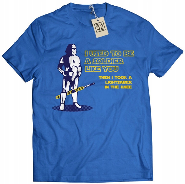 

Koszulka Lightsaber In The Knee Star Wars L