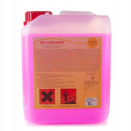 Sol Clear Smart 5l płyn do dezynfekcji solarium + gratis EAN (GTIN) 7591019961732