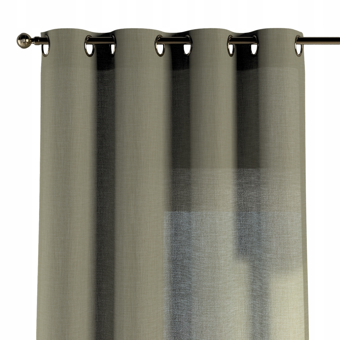 Záves na kolieskach 1 ks 130x245 cm zelený