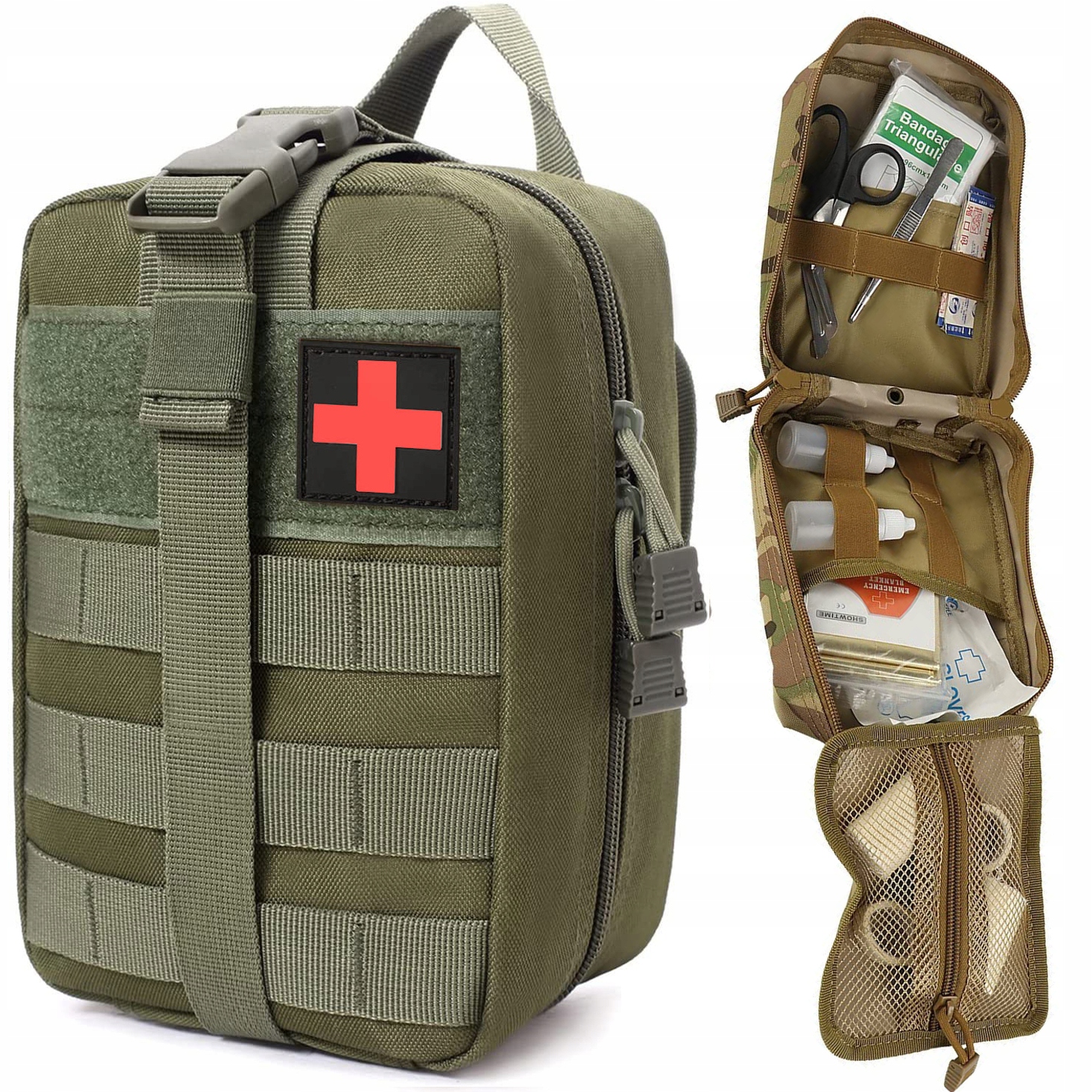 SASZETKA NERKA WOJSKOWA TAKTYCZNA TORBA APTECZKA MOLLE Koanni