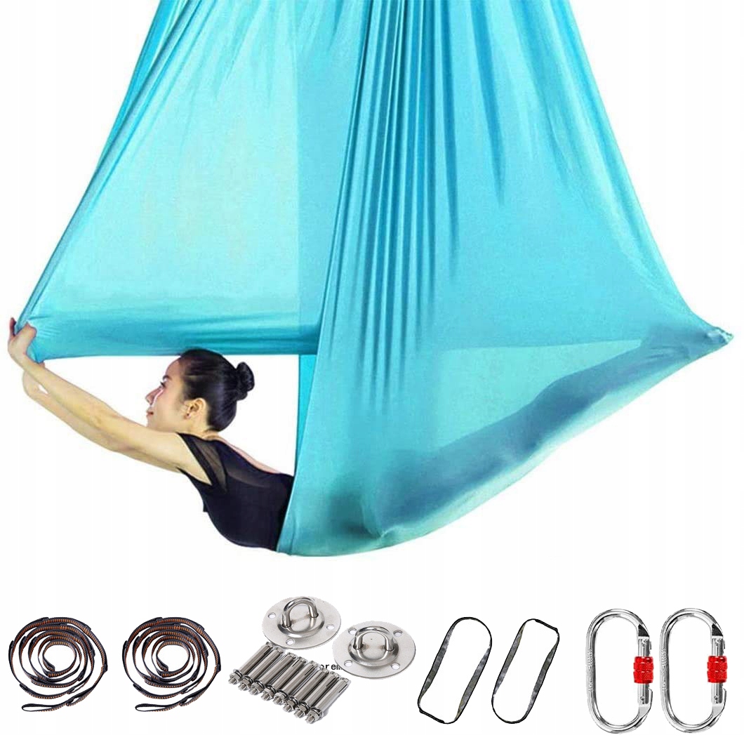 Hamak Szarfa Aerial Joga Chusta Do Ćwiczeń 280x500 Akrobatyczna Sensoryczna