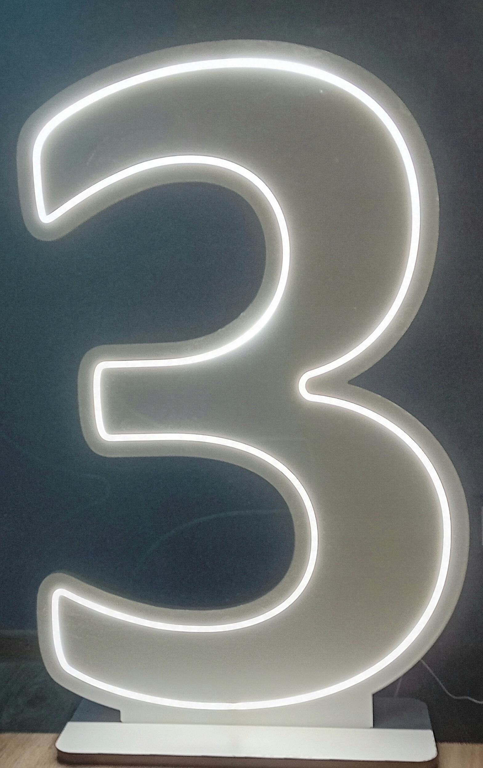 Cyfry led urodziny eventy 100 cm