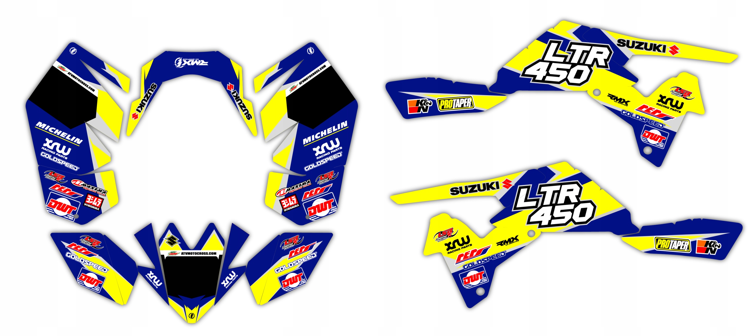 Dyha Nálepky štvorkolka Suzuki Ltr 450