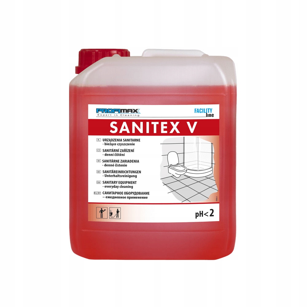 Levně Profimax Sanitex V 5L Profesionální prostředek na mytí sanitárních zařízení