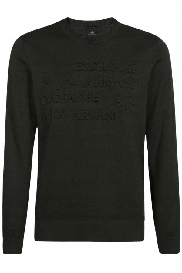 Pánský svetr Armani Exchange 6RZM1C ZMX8Z černý M