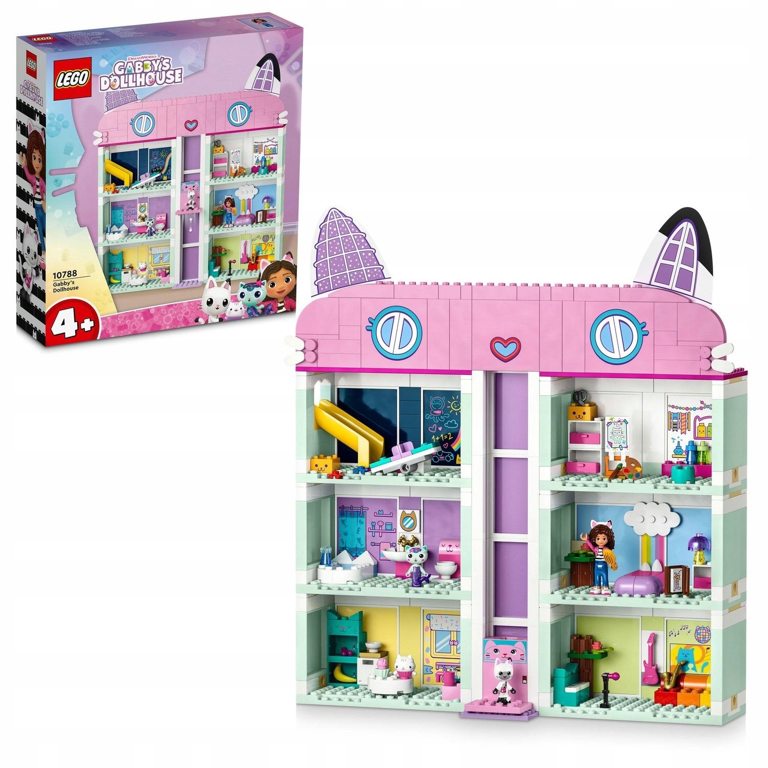 Lego gábinin kouzelný domek 10788 Kouzelný dům 4+ Snadné