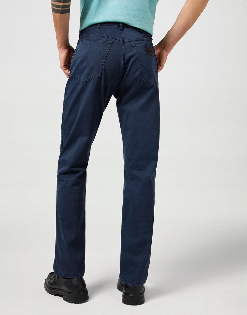 Pánské zúžené džíny Wrangler Texas Slim Dark Navy 112362470 34/32