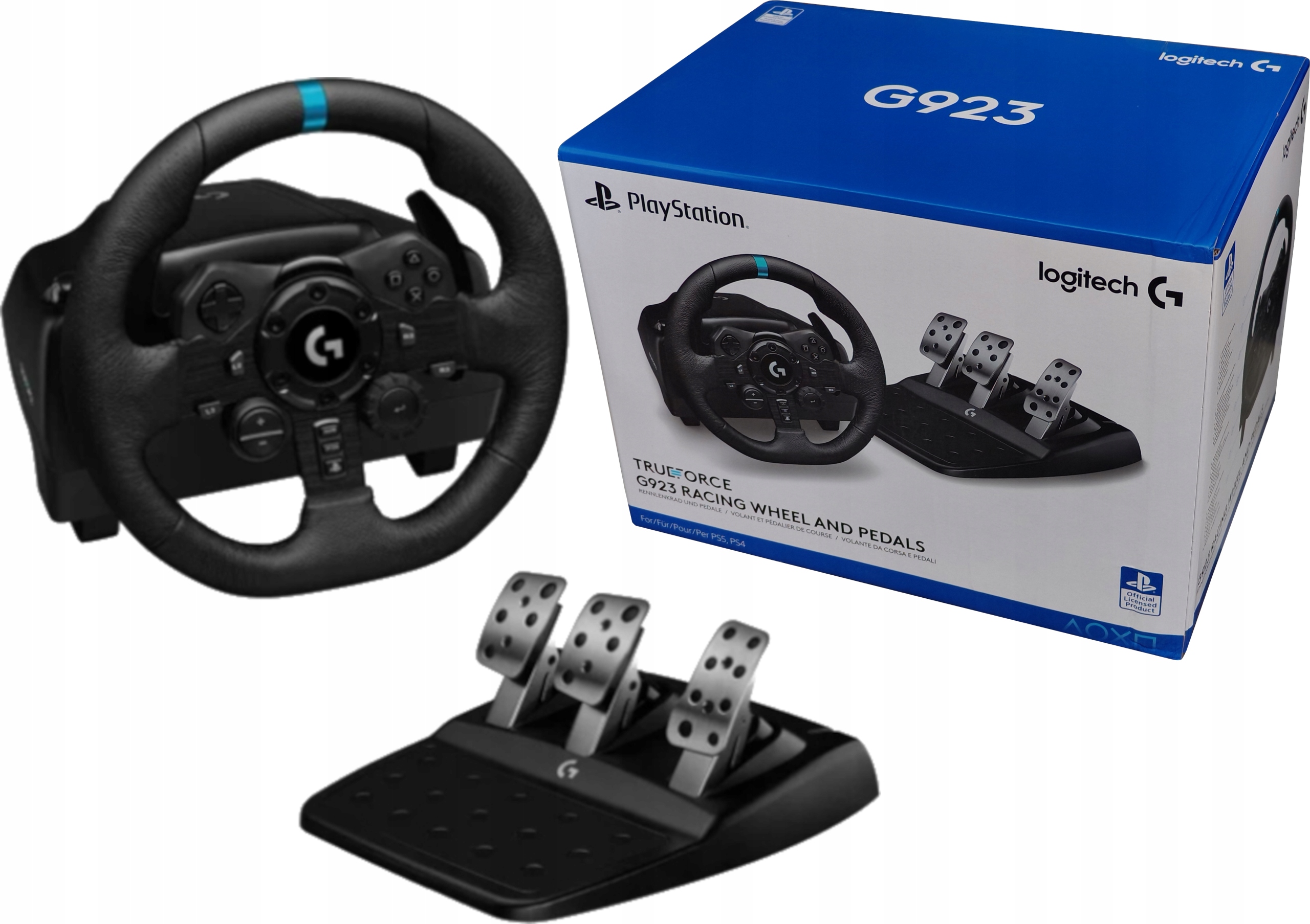 Kierownica Logitech G923 Trueforce Playstation 4 5 Pc 941-000149