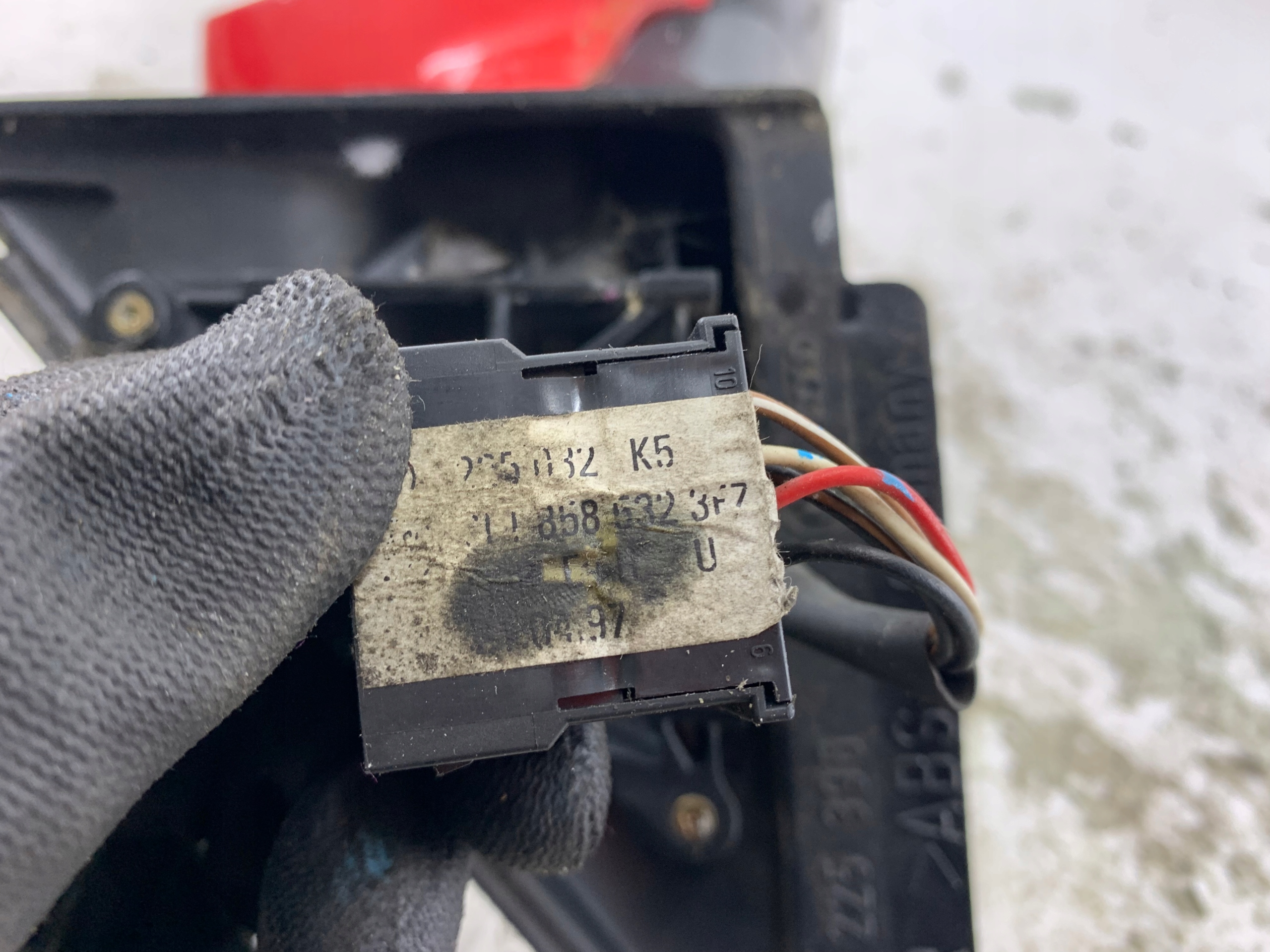 AUDI A3 8L mirror right LY3H 5 PIN