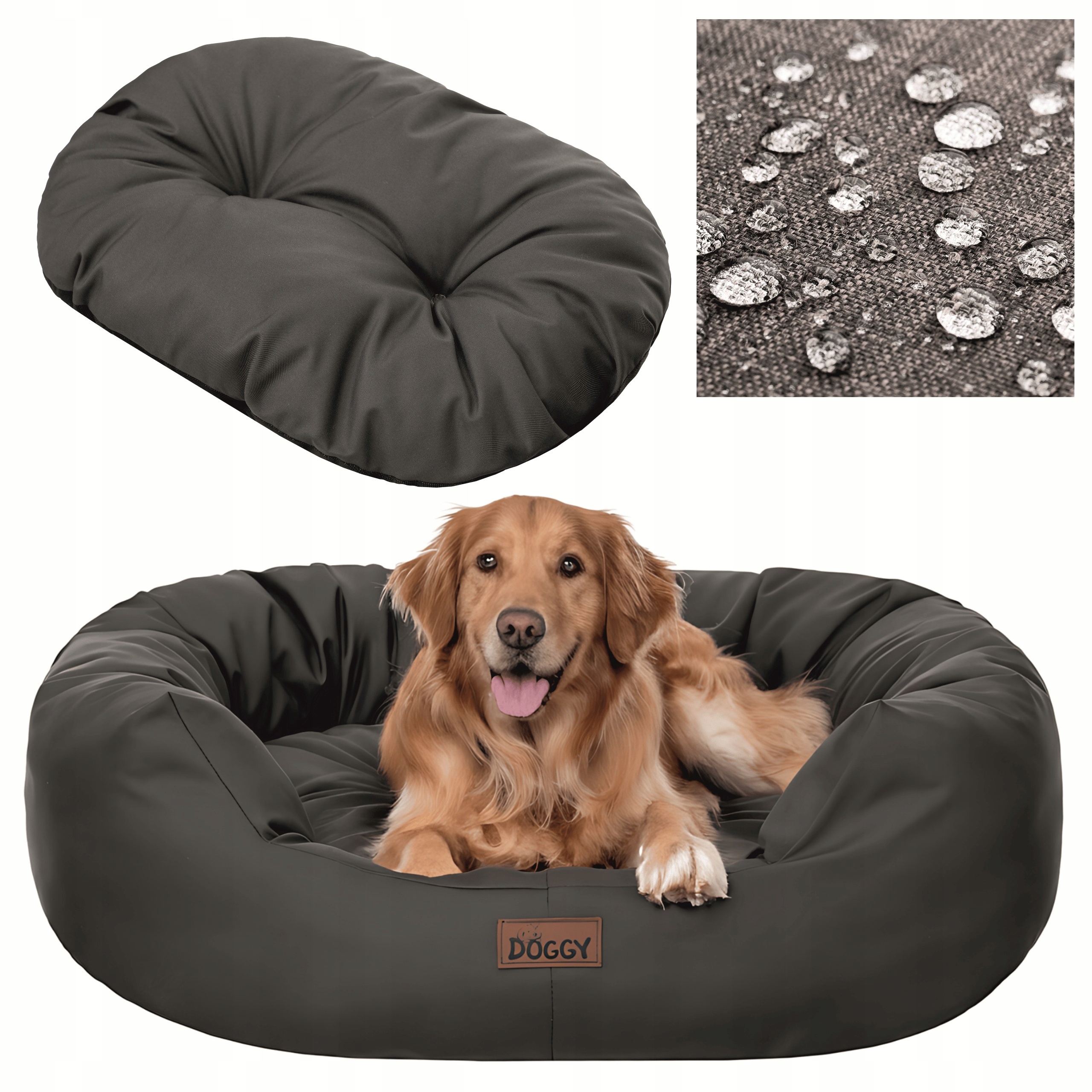 Levně Pelíšek pro psa Potah pro velkého psa XXL 114x94 cm Vyjímatelná matrace