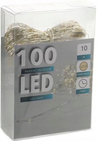 

Lampki Druciki 100 Led Na Baterie 10M Zew/wew
