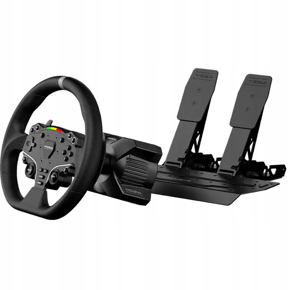 Volant s pedálmi Moza Racing R3 pre Pc, čierny