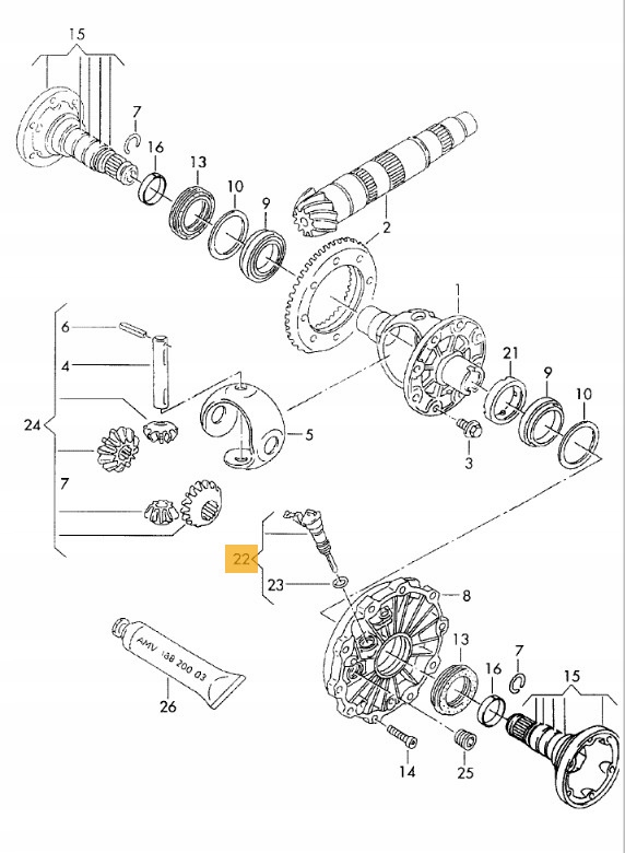 CZUJNIK PRĘDKOŚCI OBROTÓW VW PASSAT B5 1997-2005 Producent części Vika