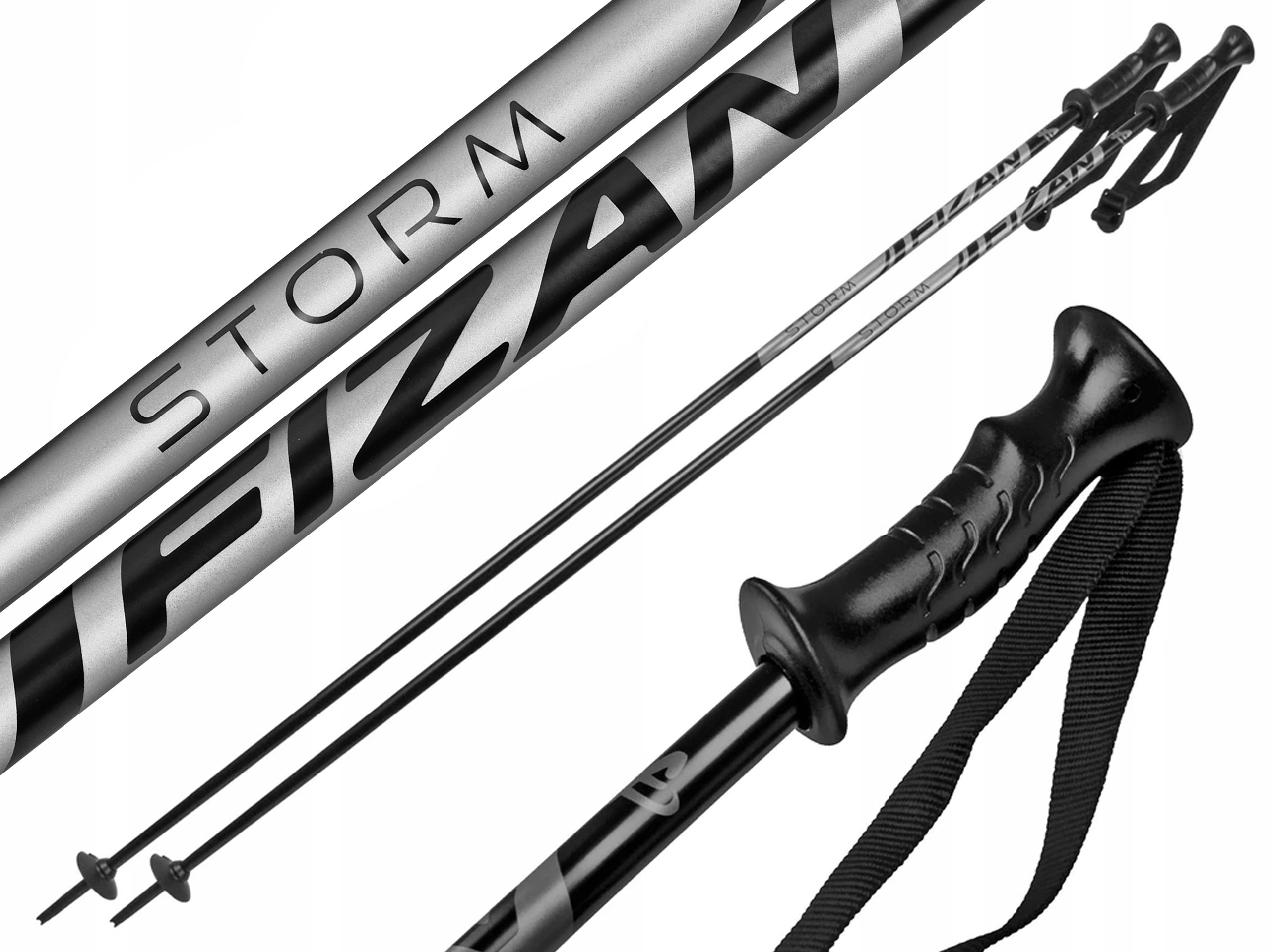 

Kije Narciarskie Zjazdowe Fizan Storm Black 125 cm