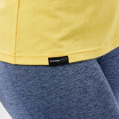 Koszulka wspinaczkowa bez rękawów damska Simond Vertika Rękaw krótki rękaw