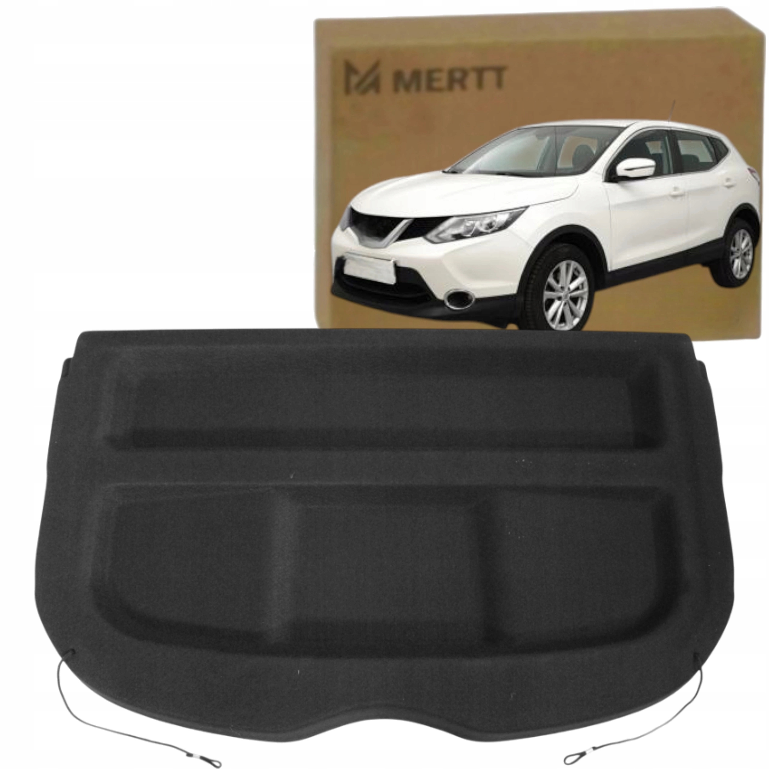 Nová Polička zadního zavazadlového prostoru Nissan Qashqai II J11 2014-2021 černá