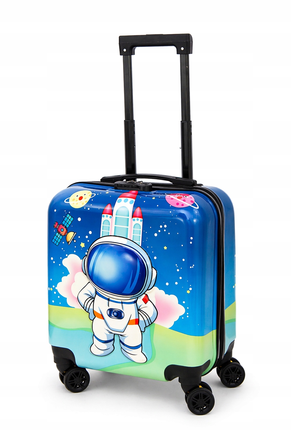 Gravitt walizka na kółkach dla dzieci poliwęglan Astronauta Rakieta