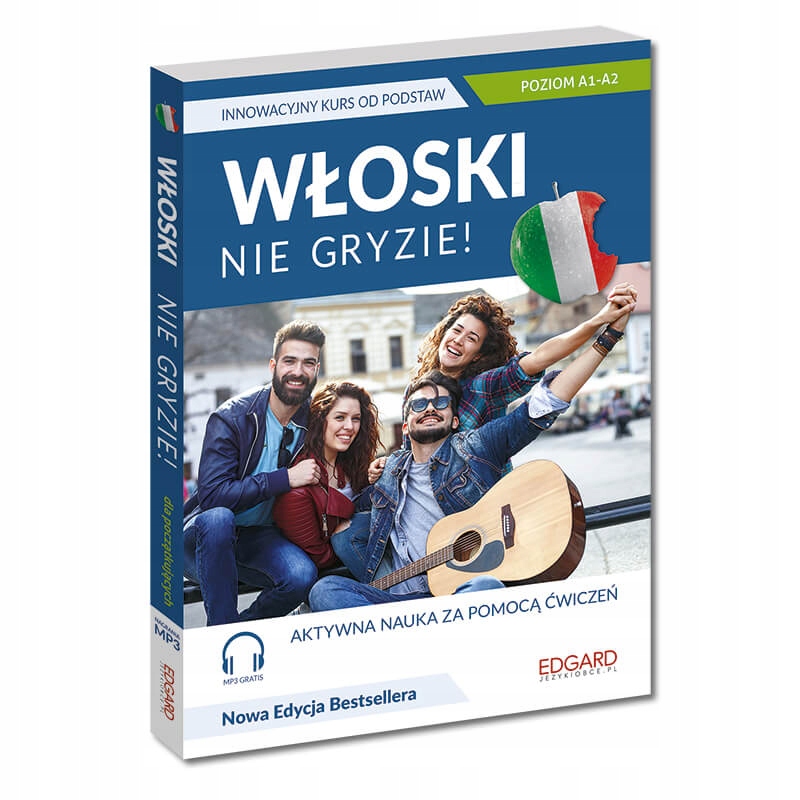 WŁOSKI NIE GRYZIE! INNOWACYJNY KURS OD PODSTAW POZIOM A1-A2 NAGRANIA MP3