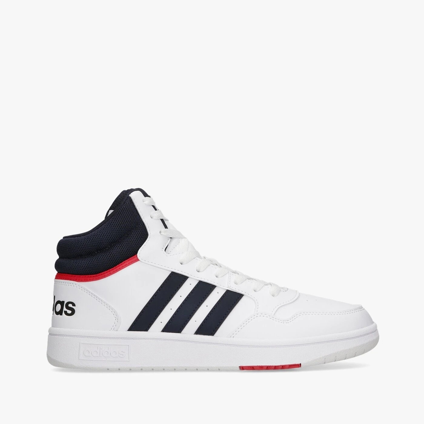 Pánské boty Adidas Hoops 3.0 MID bílé GY5543