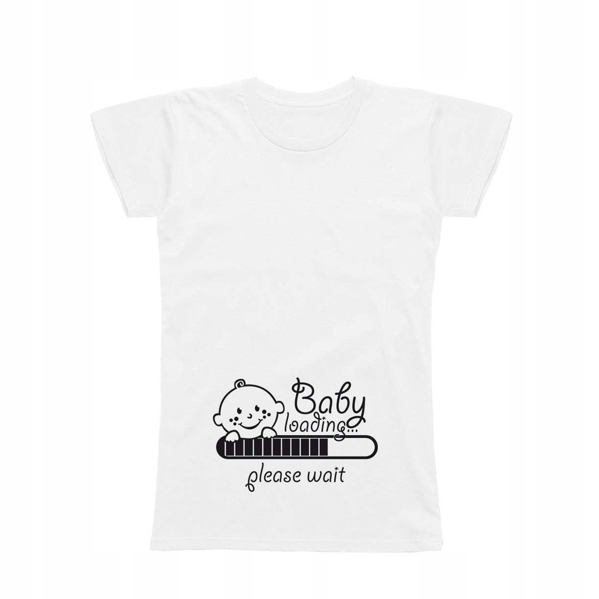 

L - Koszulka T-shirt Ciążowa Baby Loading Dla Mamy