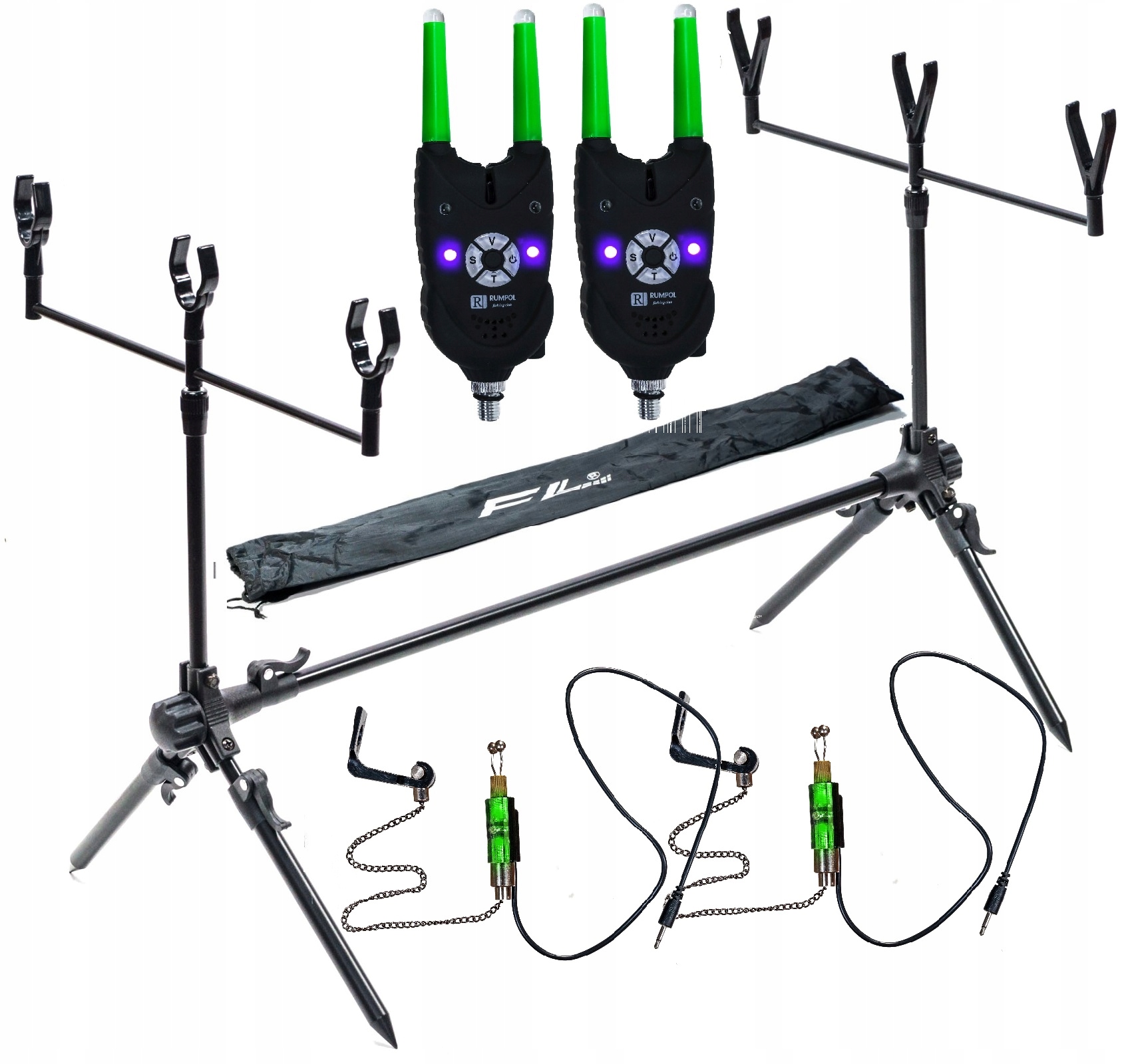 Stanowisko Karpiowe Rod Pod 2x Sygnalizator Hanger