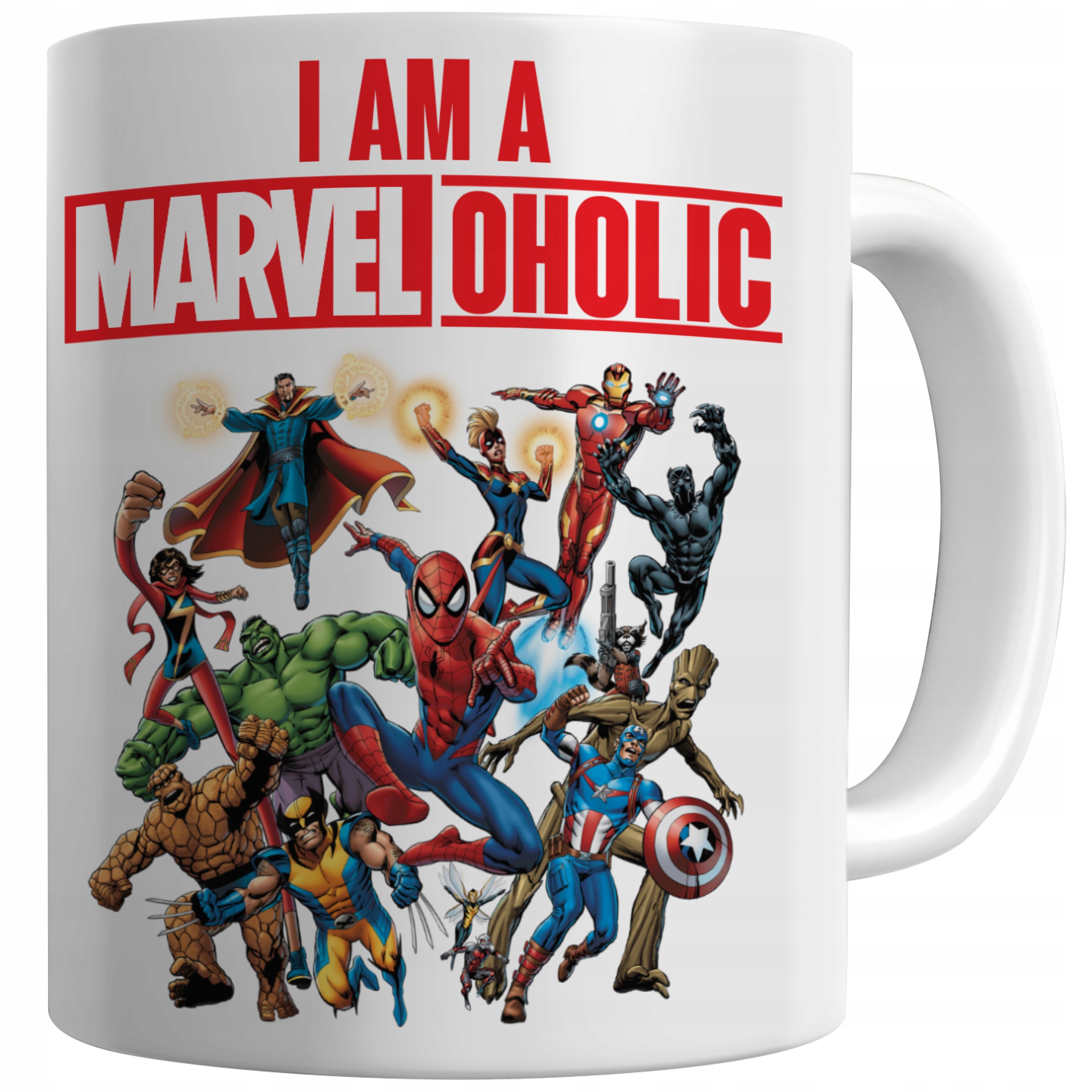 

Kubek Marveloholic Dla Fana Avengers Marvel