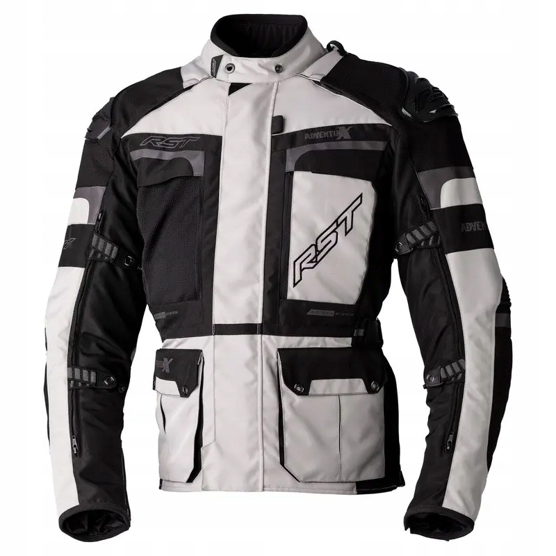 Turystyczna kurtka motocyklowa RST Adventure X CE Silver/Black S