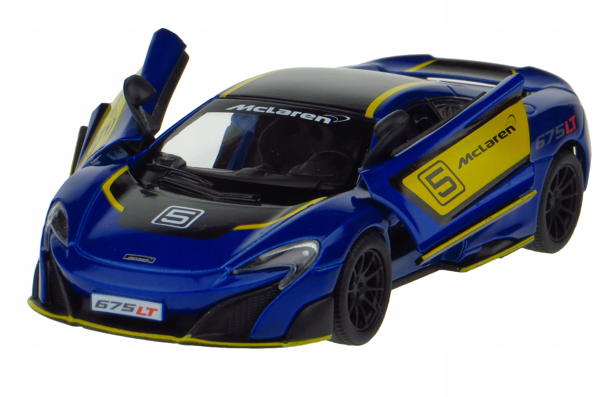 

Mclaren 675LT Model Metalowy Kinsmart 1:36 Niebies