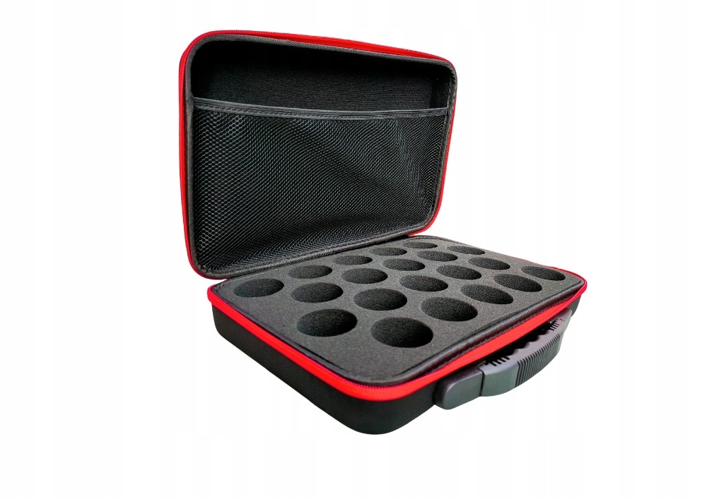 Walizka futerał etui na bańki szklane ogniowe 3cm ø 30 mm 20 szt