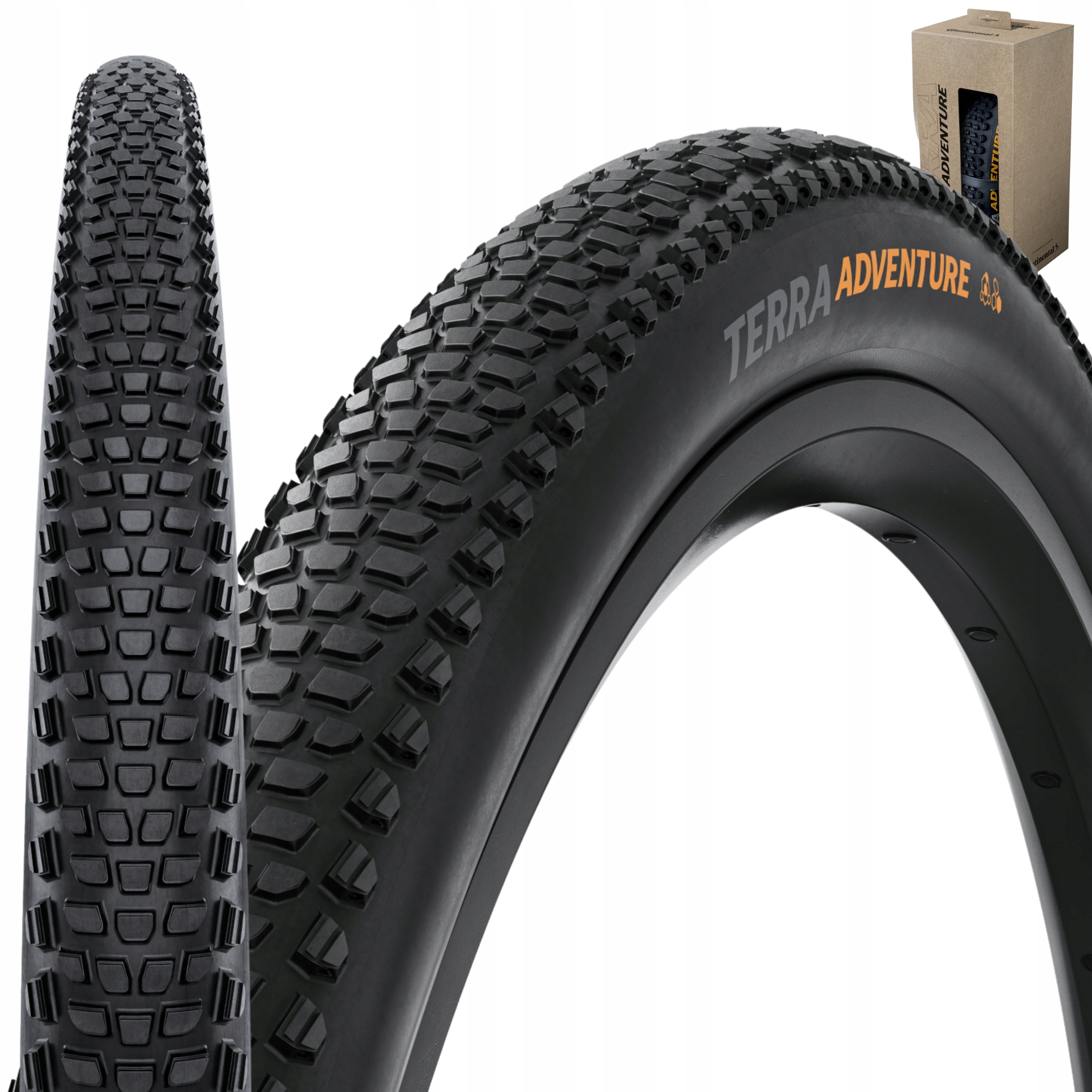 Opona Gravel Continental Terra Adventure Trail Gri 28x1.75 28" Zwijana Tlr