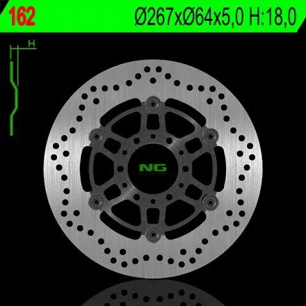 Kotúč brzdový Predný (267X64X5) (6X8,5mm) Plávajúci
