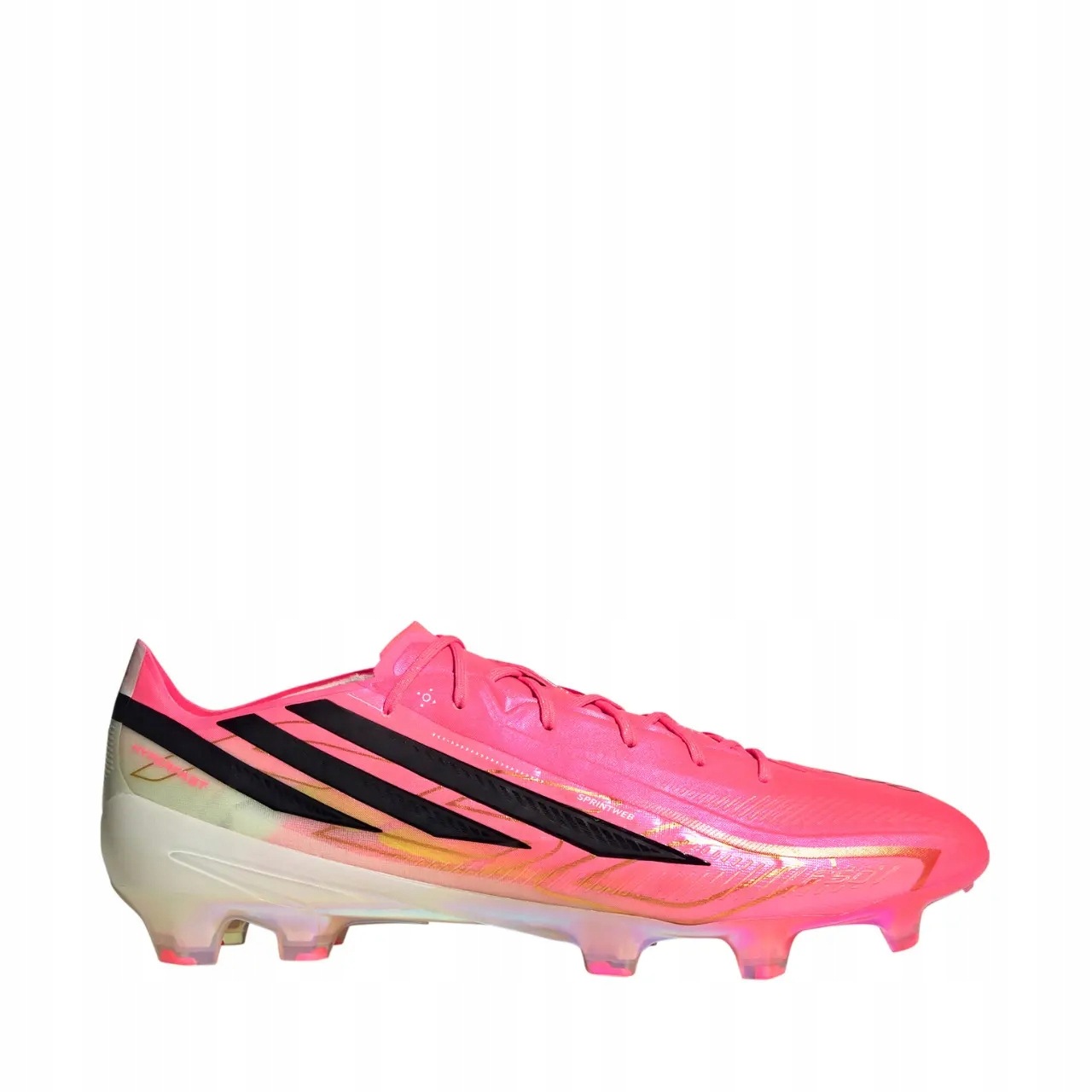 Buty piłkarskie adidas F50 Hyperfast Elite Fg różowe JR5386, rozmiar 46