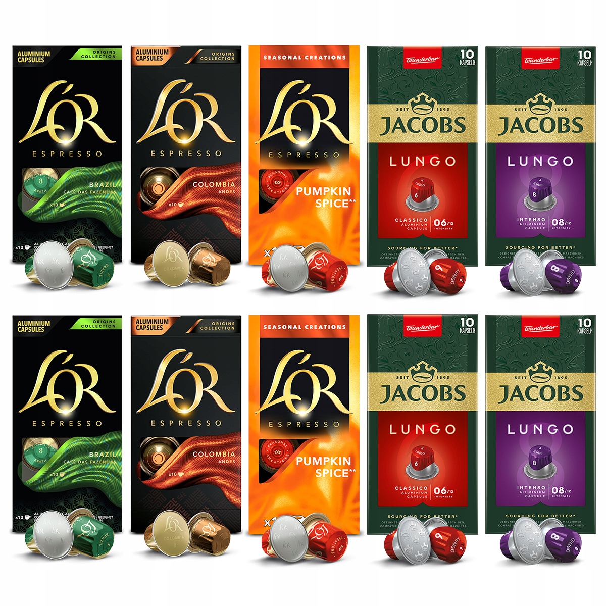 Kapsułki Jacobs L'or do Nespresso(r)* zestaw Pumpkin Spice 90+10 Gratis!