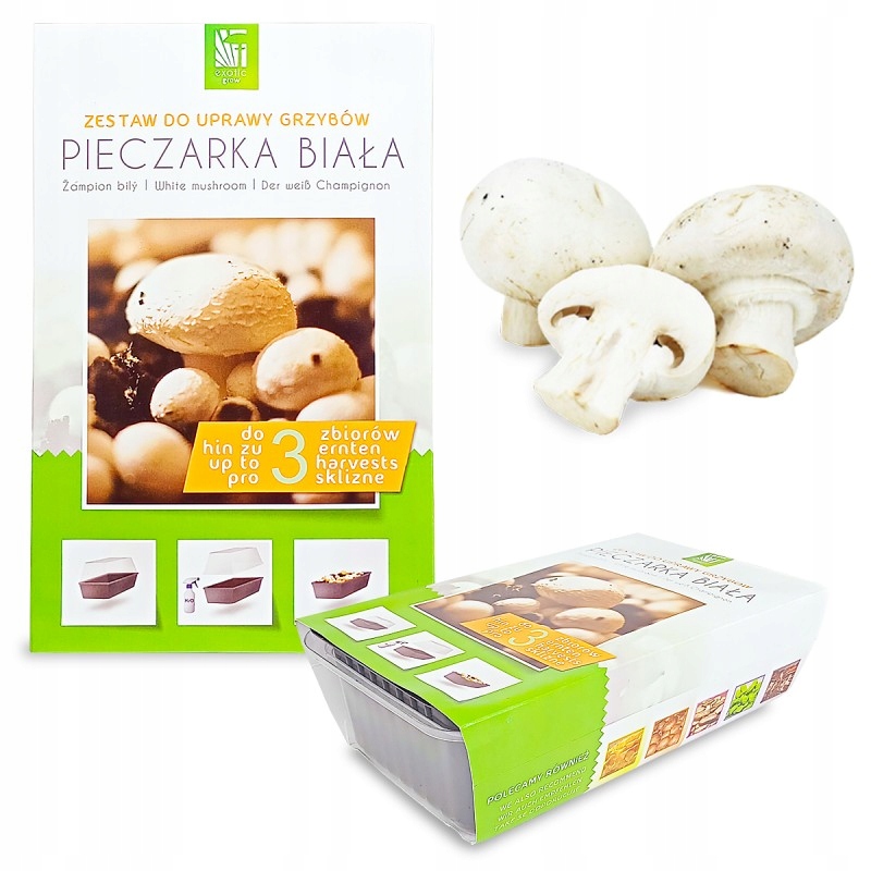 

Zestaw do Uprawy Pieczarka Biała Grzybnia 3L