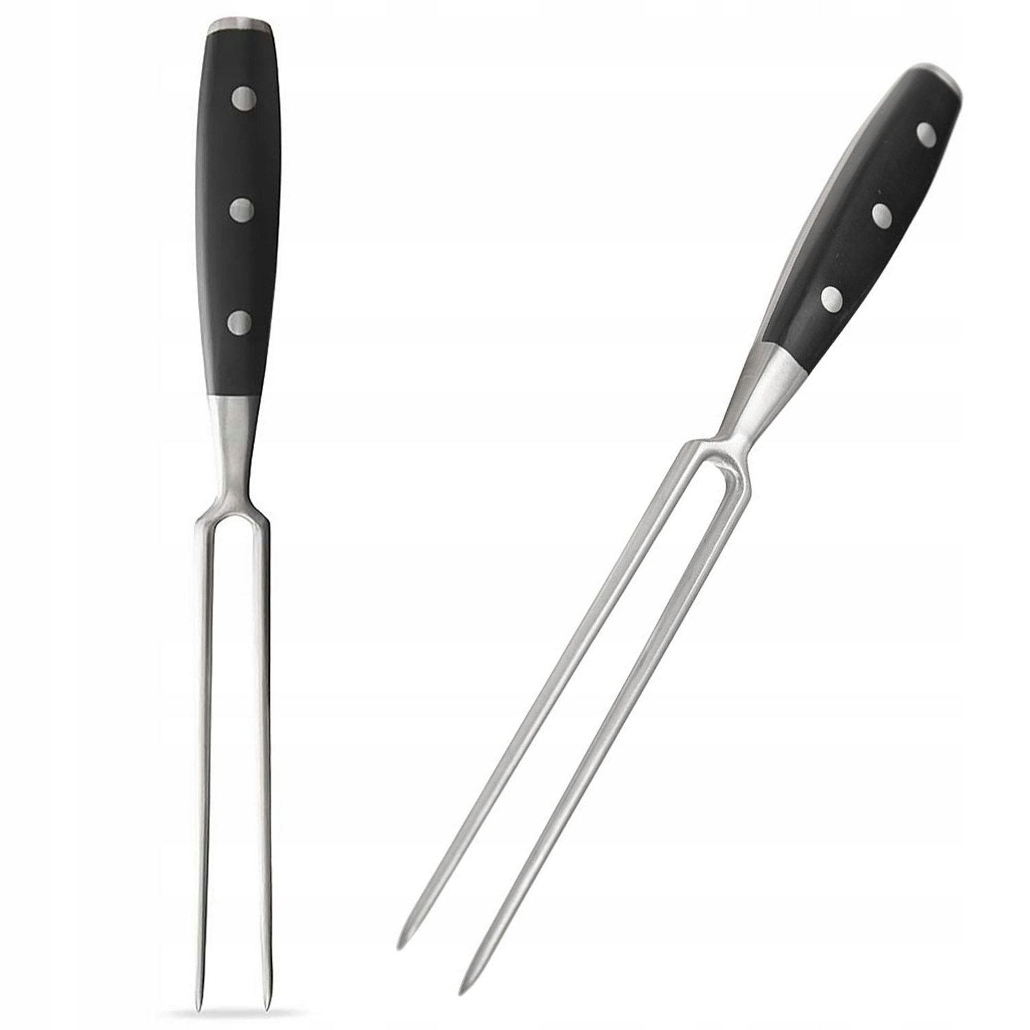 WIDELEC KUCHENNY DUŻY STALOWY DO MIĘSA GRILLA SZPIKULEC DO OBRACANIA 30cm