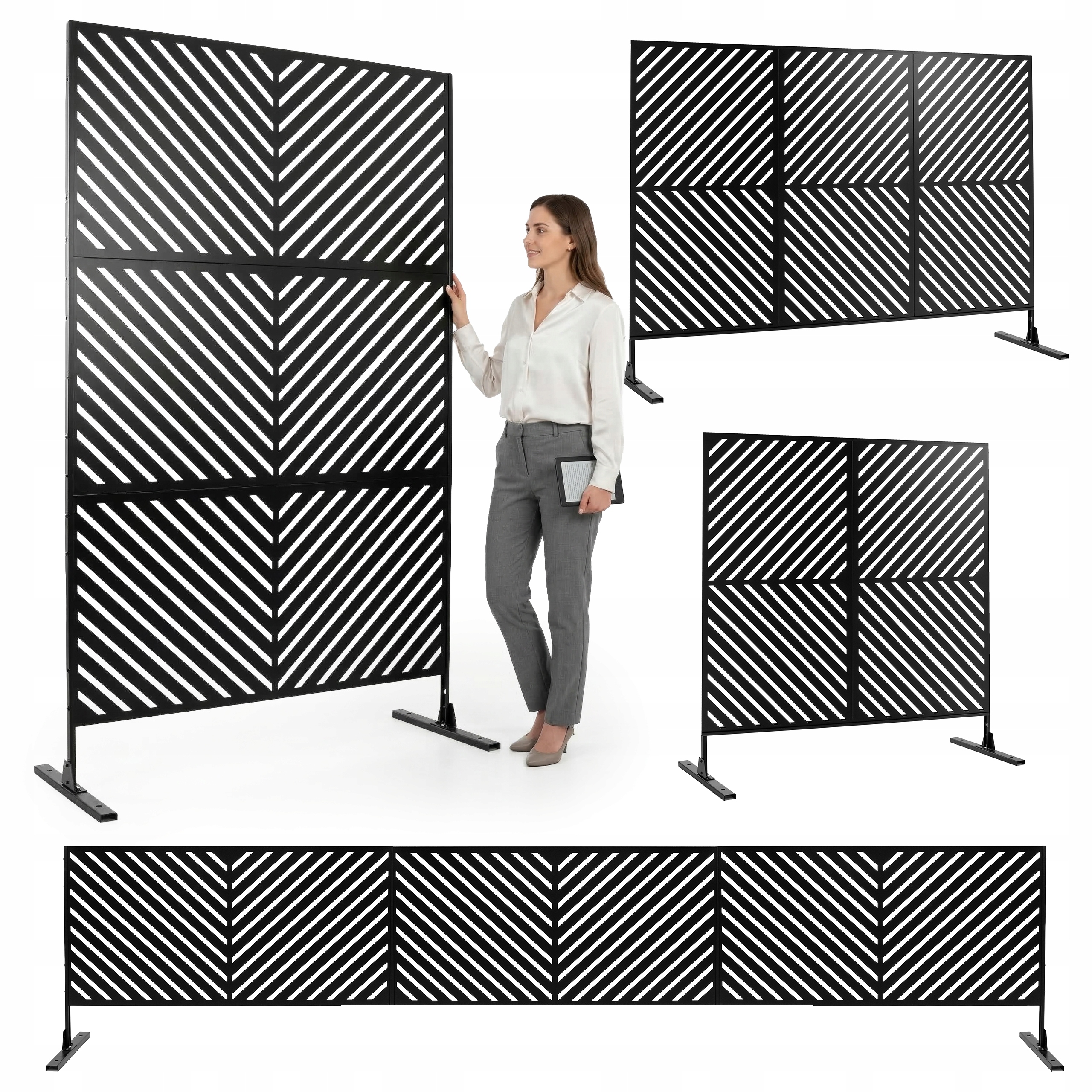 Zahradní Stěna Paraván Ochrana Terasy Soukromí Dělicí Přepážka Panel