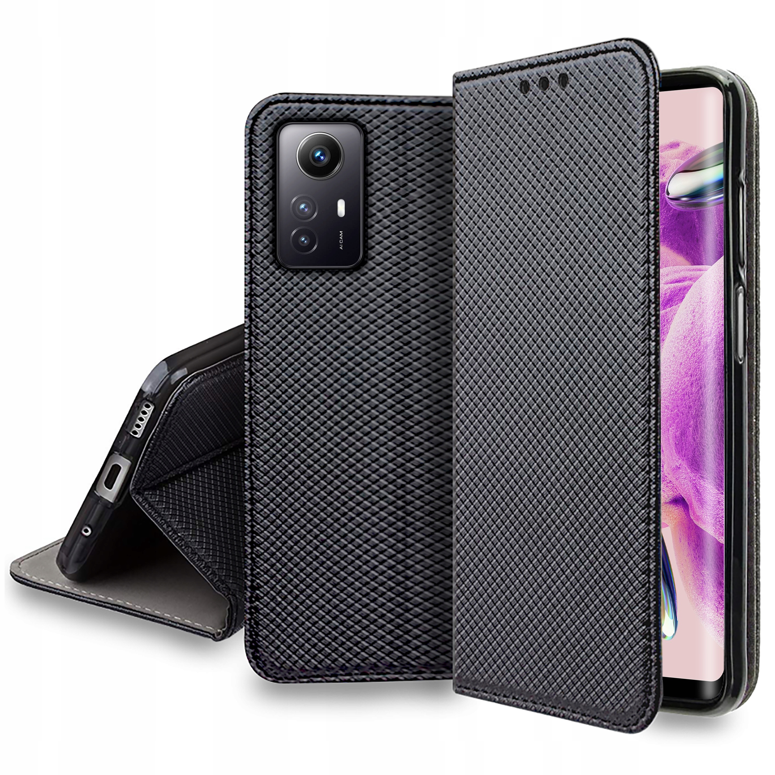 Etui do Xiaomi Redmi Note 12S Smart Magnet Szkło
