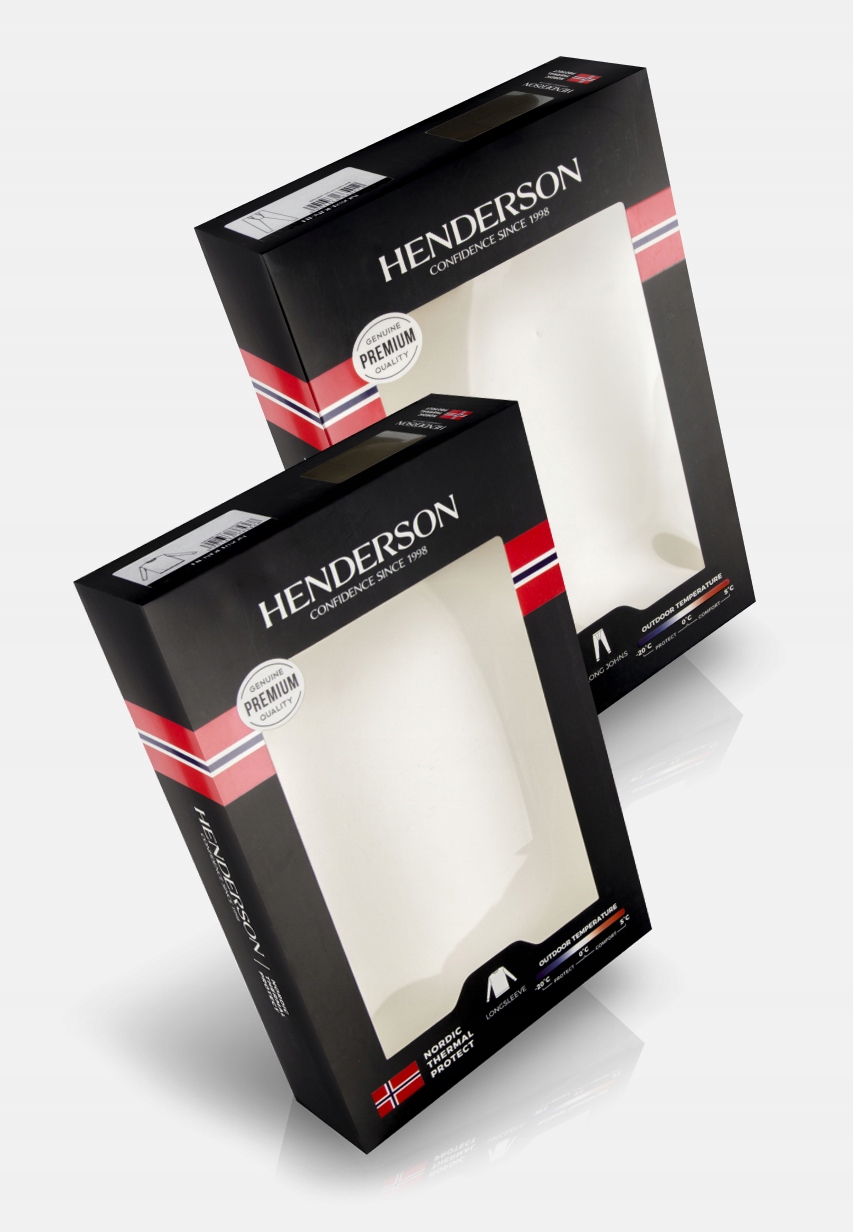 HENDERSON termoaktywny KOMPLET termoaktywna koszulka + getry NORDIC cza L Kolor czarny