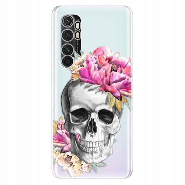 Silikonowe etui iSaprio Pretty Skull do Xiaomi Mi Note 10 Lite