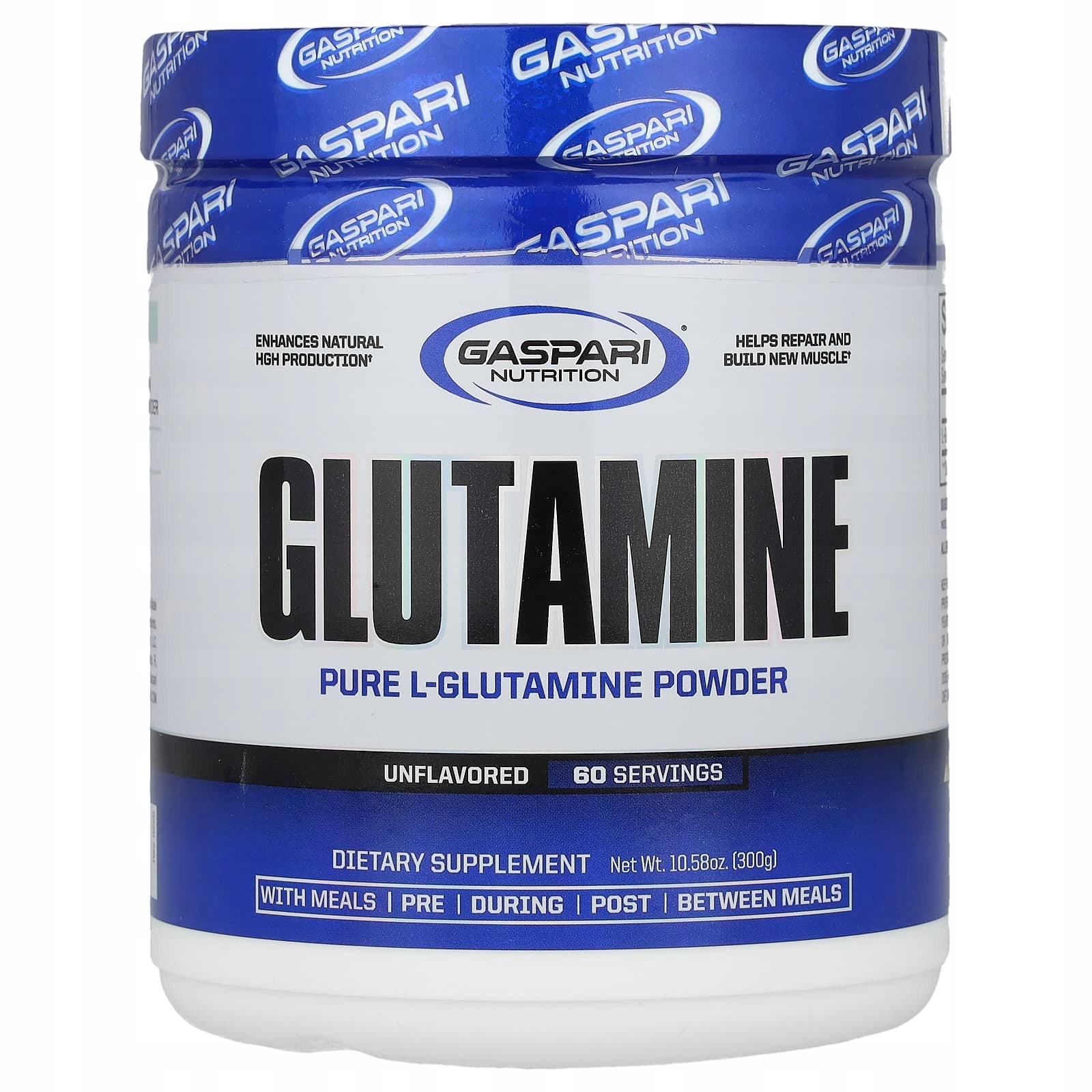 Gaspari Nutrition, Glutamin, bez příchuti, 300 g