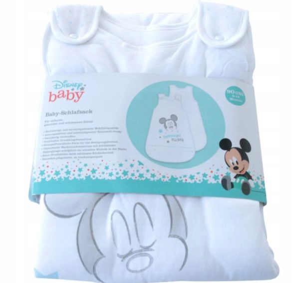 ŚPIWÓR CHŁOPIĘCY DISNEY GOODNIGHT MICKIE 6-18 M. Kolor dominujący biel