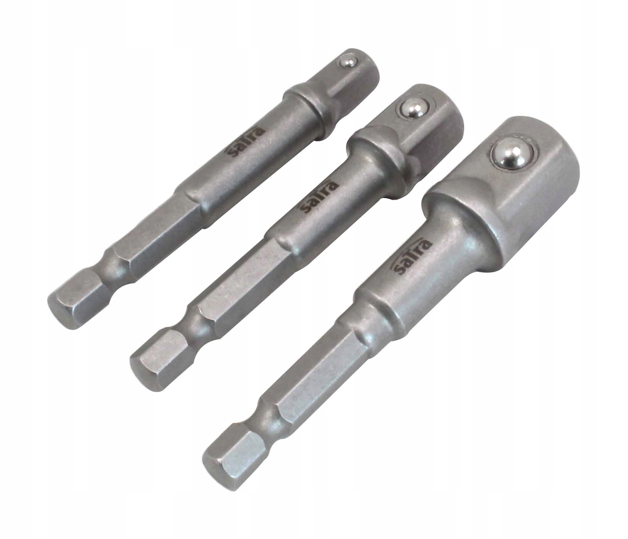 ZESTAW ADAPTERÓW DO NASADEK 1/2 3/8 1/4 SATRA Marka Satra