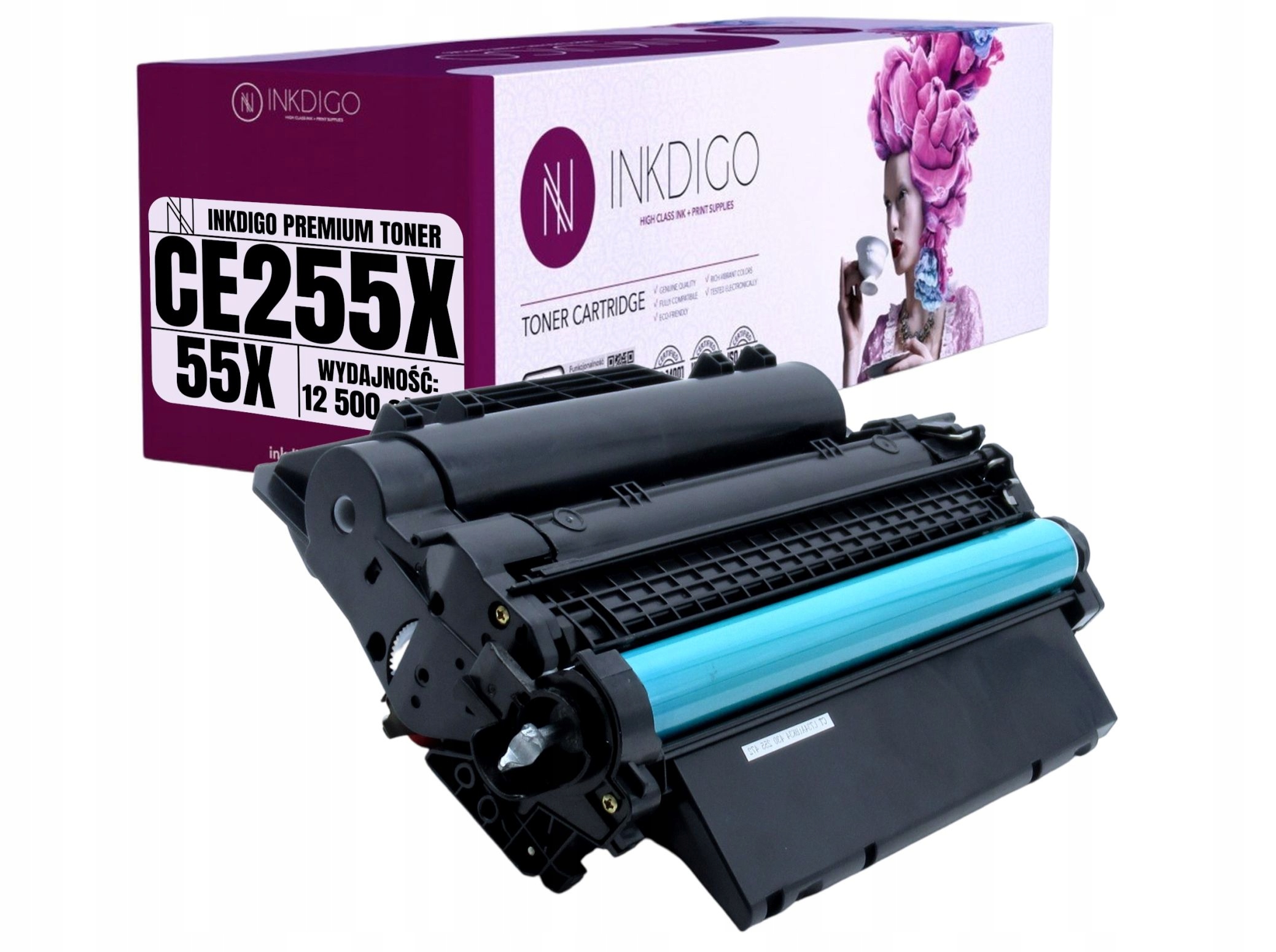 CE255X XL TONER ZAMIENNIK DO DRUKARKI HP LaserJet P 3011 3015 M 521 525 Pasuje do HP