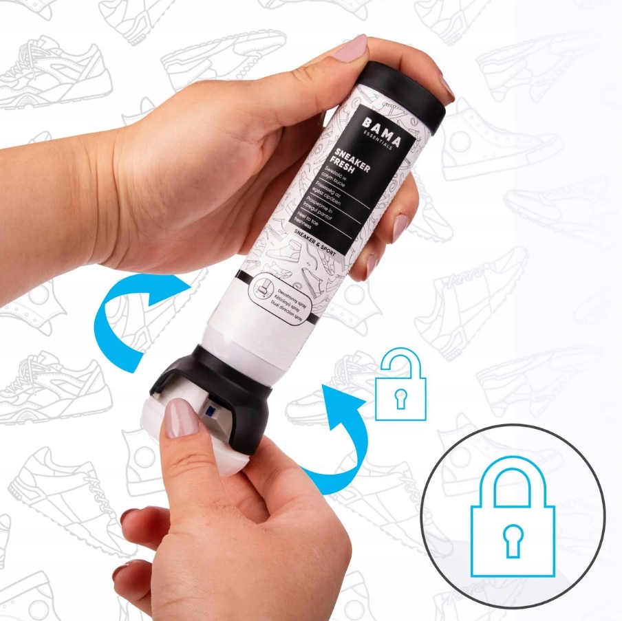 DEZODORANT DO BUTÓW ESSENTIALS SNEAKER FRESH BAMA Płeć uniseks