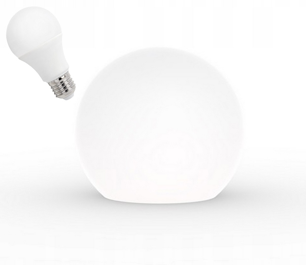 Vonkajšia záhradná lampa Cumulus S Led Zadarmo guľa moderná záhradka