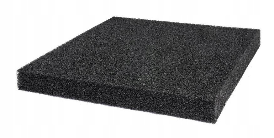 Černá Houbička Pro Akvarijní Filtry 45X45X5 CM Hustota 30 Ppi
